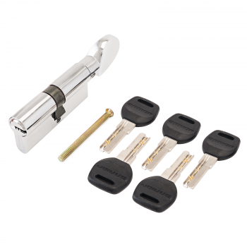 Цилиндр. механизм HD FG 70-5K CP (25С*10*35) хром перфо кл/верт. АЛЛЮР