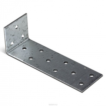 Крепежный уголок оцинкованный анкерный 40*120*40*2,0 KUL-40*120 