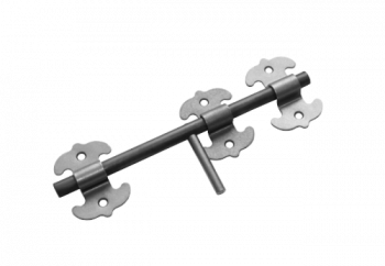 Засов дверной универсал. фигурный ЗУФ-300 (б/п) ДОМАРТ