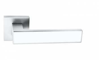 Ручки раздельные ABRISS R21.120 CP/WH (хром/белая ыставка)