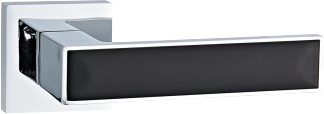 Ручки раздельные ABRISS R50.120 CP/MBP (хром/черный мат.)