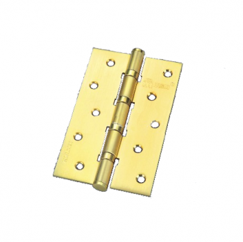 Петля МСМ 5"*3"*2,5мм SВ золото мат.