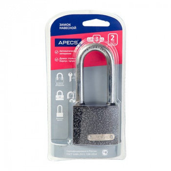 Замок висячий Apecs PD-01-50-L-Blister
