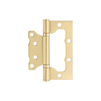 Петли VETTORE FLUSH накл. 100*75*2.5мм SSG (сатинир.золото)