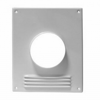 Площадка торцевая пластиковая с решеткой 180*250 фланец D120  120ПТПР