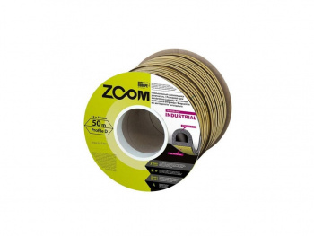 Уплотнитель ZOOM Industrial D-профиль белый (14*12мм)