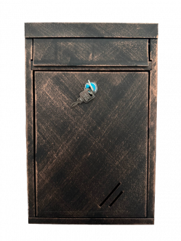 Почтовый ящик "Модерн" с/з патина медь 