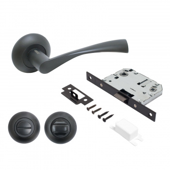 Комплект "ОСКАР" BL+L7050S BL+BK-R1 BL (13150/S7050) матовый черный