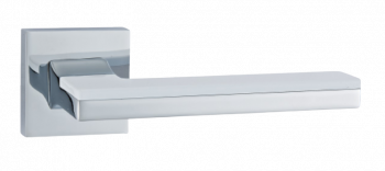 Ручки раздельные ABRISS R50.122 CP/WH(хром/белая вставка)